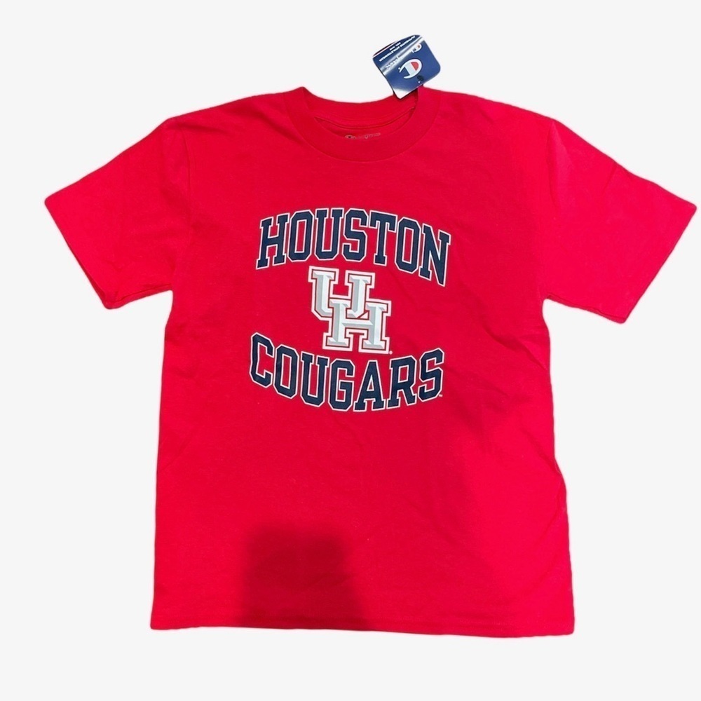 CHAMPION BRAND HOUSTON COUGARS SHORT SLEEVE TEE